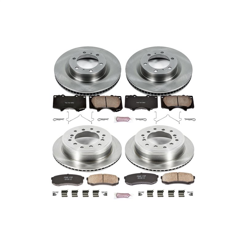 PowerStop | Disc Brake Pad & Rotor Kit - 4Runner 4.0L / 2.7L 2010-2019 PowerStop Ensemble de freins