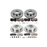 PowerStop | Disc Brake Pad & Rotor Kit - 4Runner 4.0L / 2.7L 2010-2019 PowerStop Ensemble de freins