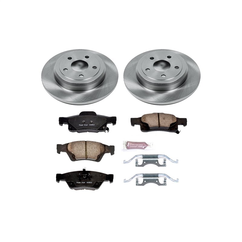 PowerStop | Disc Brake Pad & Rotor Kit - Rear - Durango / Grand Cherokee 2011-2020 PowerStop Brake Kits