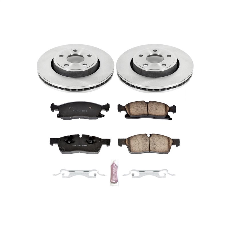 PowerStop | Disc Brake Pad & Rotor Kit - Durango / Grand Cherokee 3.6L / 5.7L / 3.0L 2011-2019 PowerStop Ensemble de freins
