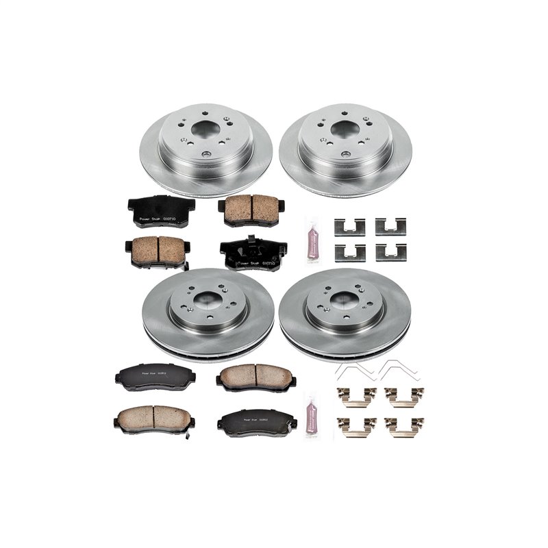 PowerStop | Disc Brake Pad & Rotor Kit - CR-V 2.4L 2012-2016 PowerStop Ensemble de freins