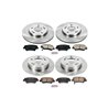 PowerStop | Disc Brake Pad & Rotor Kit - Front & Rear - Elantra / Elantra Coupe / Elantra GT 1.8L / 2.0L 2011-2017 PowerStop ...
