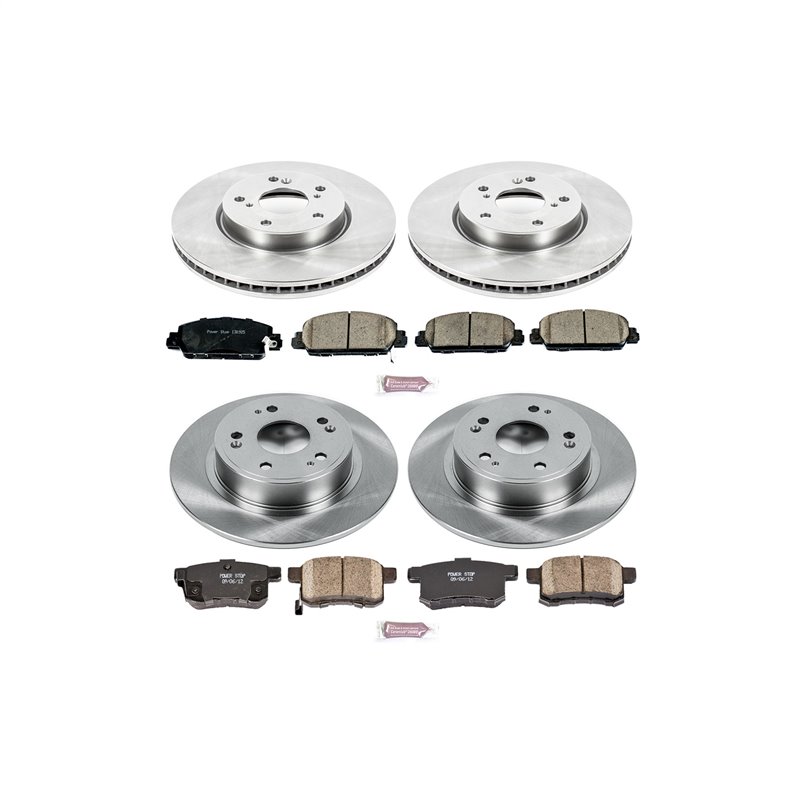 PowerStop | Disc Brake Pad & Rotor Kit - Accord 2.4L / 3.5L / 2.0L 2013-2017 PowerStop Ensemble de freins