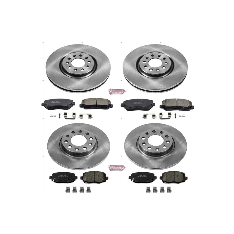 PowerStop | Disc Brake Pad & Rotor Kit - 200 / Cherokee 2014-2019 PowerStop Ensemble de freins