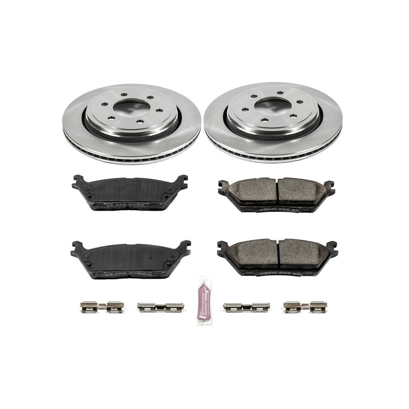 PowerStop | Disc Brake Pad & Rotor Kit - Rear - F-150 2.7T / 3.5L / 5.0L 2015-2017 PowerStop Brake Kits