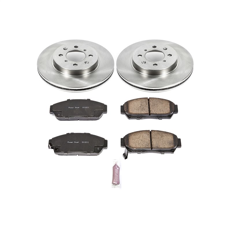 PowerStop | Disc Brake Pad & Rotor Kit - Front - Integra / Civic 1993-2001 PowerStop Brake Kits