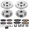 PowerStop | Disc Brake Pad & Rotor Kit - Front & Rear - WRX / WRX STi 2.0T / 2.5T 2015-2020 PowerStop Brake Kits
