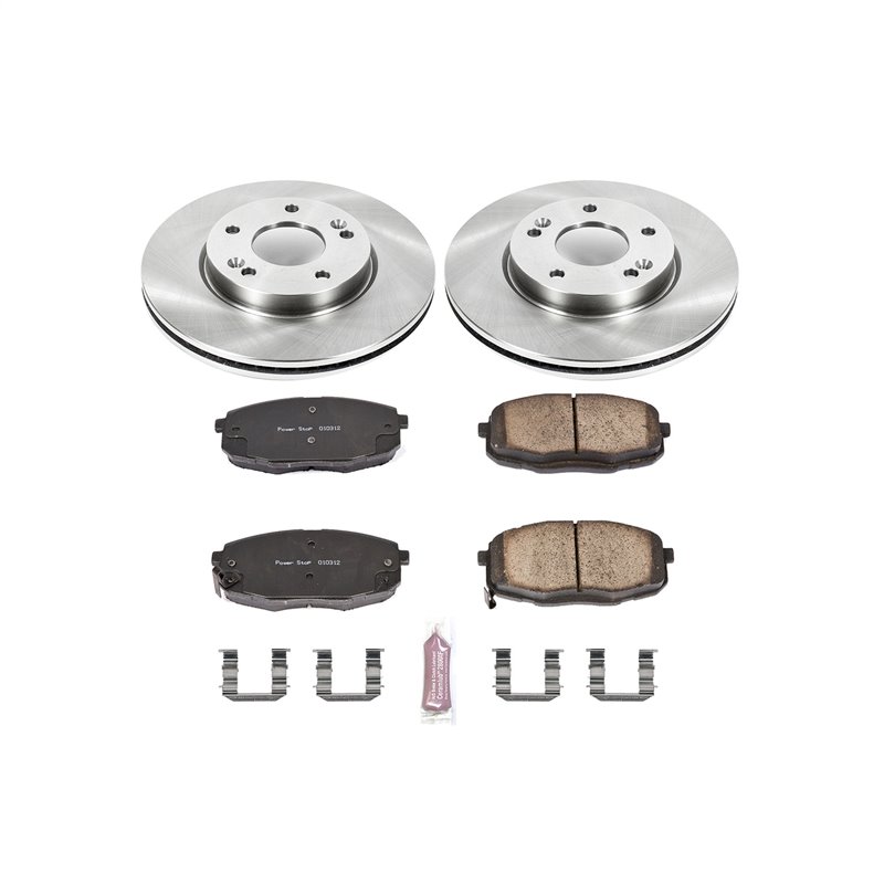 PowerStop | Disc Brake Pad & Rotor Kit - Front - Soul 1.6L / 2.0L 2014-2016 PowerStop Brake Kits