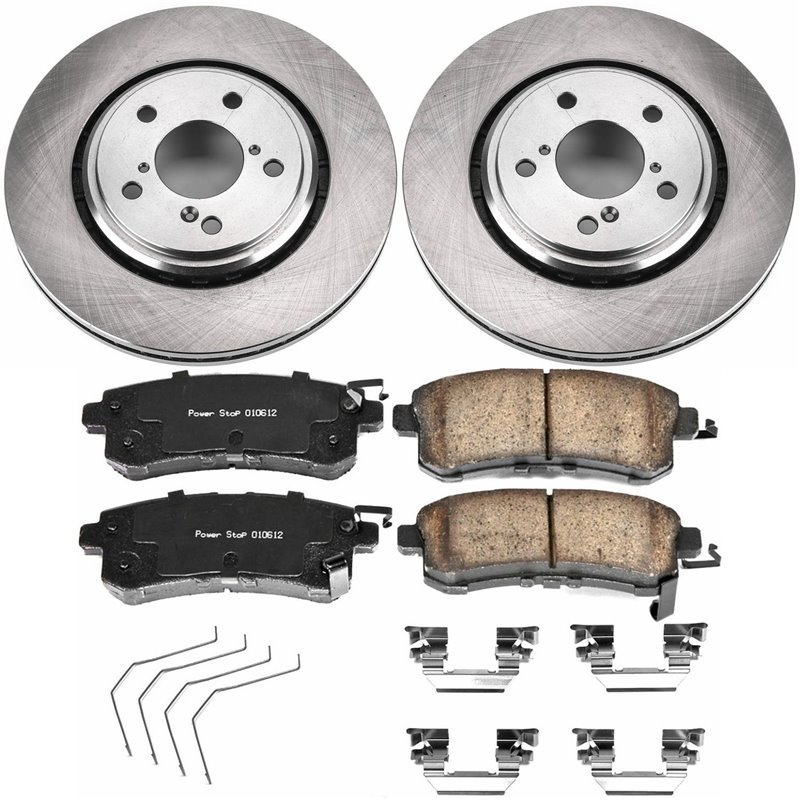 PowerStop | Disc Brake Pad & Rotor Kit - Front - Odyssey / Passport 3.5L 2015-2021 PowerStop Brake Kits