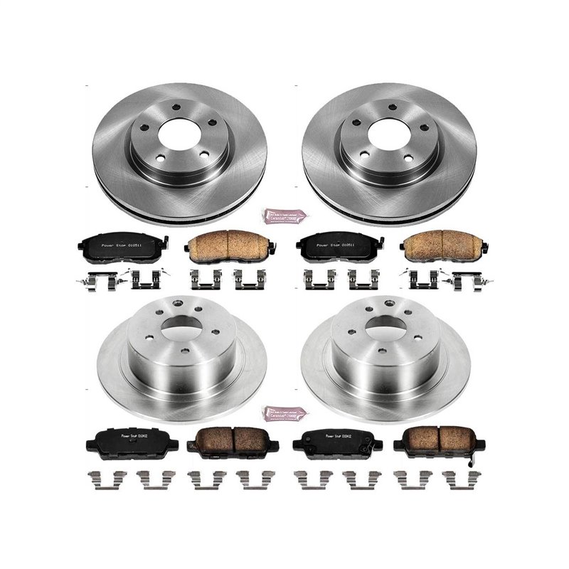 PowerStop | Disc Brake Pad & Rotor Kit - Sentra 1.8L 2013-2018 PowerStop Ensemble de freins