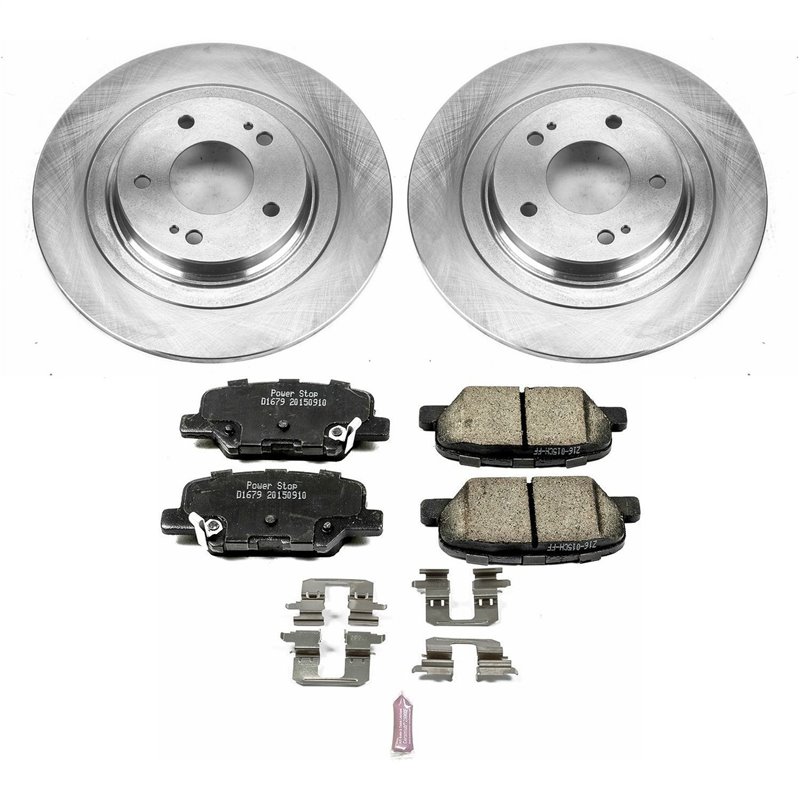 PowerStop | Disc Brake Pad & Rotor Kit - Outlander / Outlander Sport 2.4L / 3.0L / 2.0L 2013-2018 PowerStop Ensemble de freins