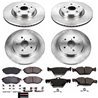 PowerStop | Disc Brake Pad & Rotor Kit - Front & Rear - Legacy / Outback / WRX / WRX STi 2015-2020 PowerStop Brake Kits