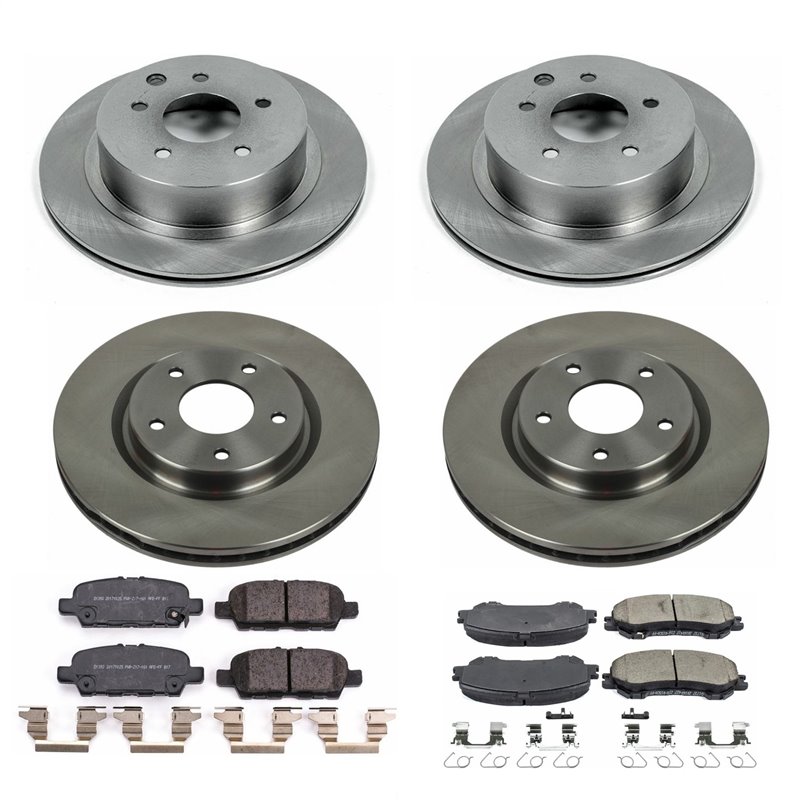 PowerStop | Disc Brake Pad & Rotor Kit - Rogue 2.5L / 2.0L 2014-2019 PowerStop Ensemble de freins