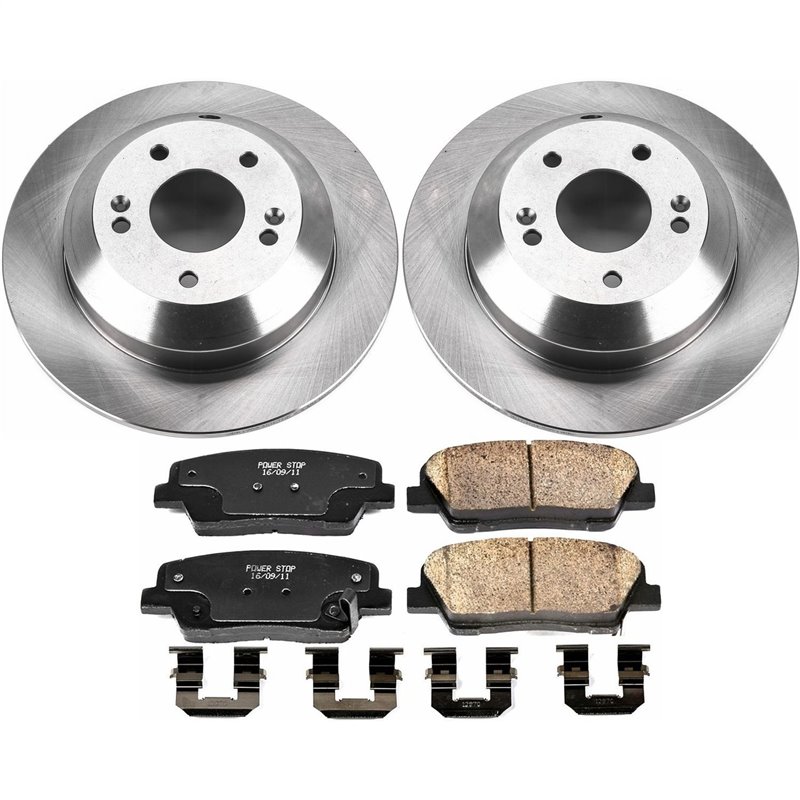PowerStop | Disc Brake Pad & Rotor Kit - Sorento 2.0T / 2.4L / 3.3L 2015-2019 PowerStop Ensemble de freins