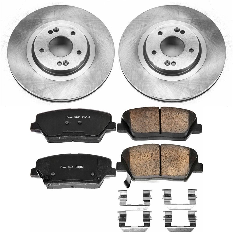 PowerStop | Disc Brake Pad & Rotor Kit - Front - Santa Fe Sport / Sorento 2013-2020 PowerStop Brake Kits