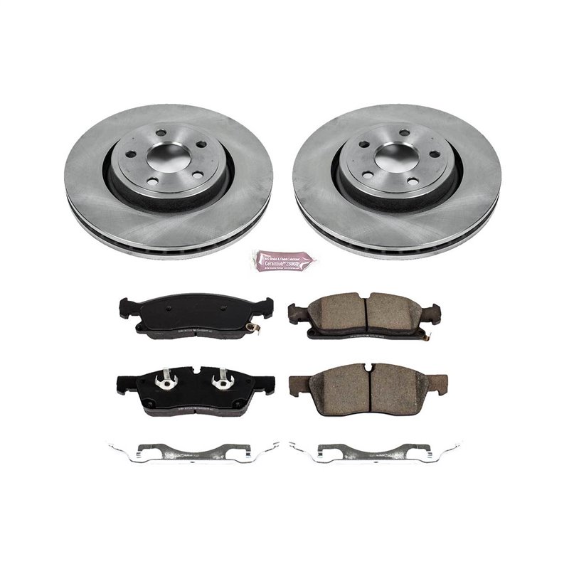PowerStop | Disc Brake Pad & Rotor Kit - Grand Cherokee 3.6L / 3.0L / 5.7L 2016-2019 PowerStop Ensemble de freins