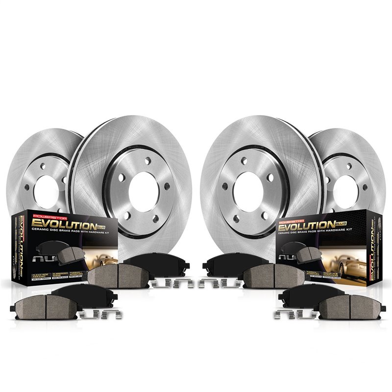 PowerStop | Disc Brake Pad & Rotor Kit - Golf R / GTI 2.0T 2015-2019 PowerStop Ensemble de freins