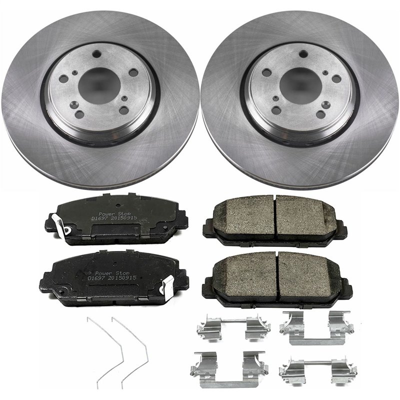 PowerStop | Disc Brake Pad & Rotor Kit - Front - ILX / Accord / Civic 2016-2020 PowerStop Brake Kits
