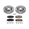PowerStop | Disc Brake Pad & Rotor Kit - Front - Cherokee 2.0T / 2.4L / 3.2L 2017-2021 PowerStop Brake Kits