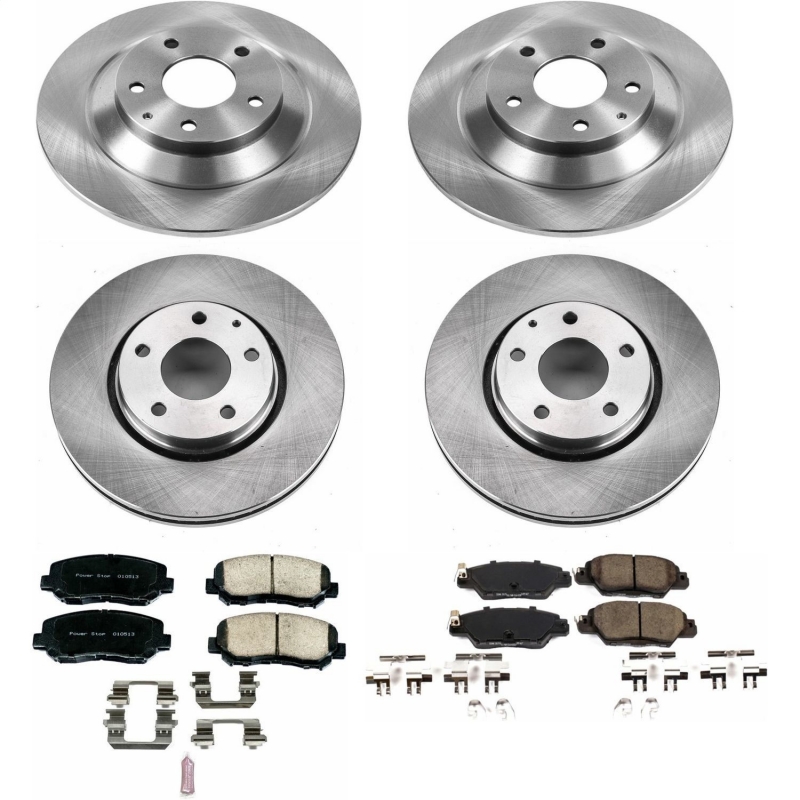 PowerStop | Disc Brake Pad & Rotor Kit - Front & Rear - CX-5 2.0L / 2.5L 2016-2021 PowerStop Brake Kits