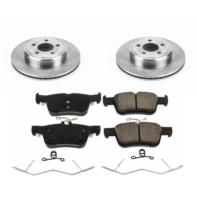 PowerStop | Disc Brake Pad & Rotor Kit - Escape 2.5L / 1.5T / 2.0T 2017-2019 PowerStop Ensemble de freins
