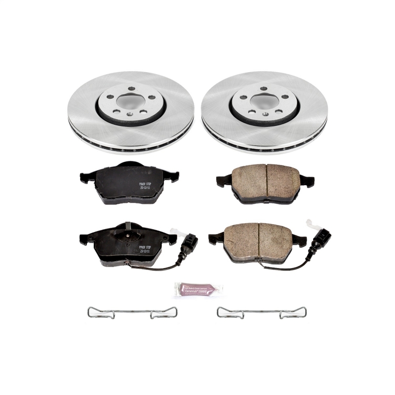 PowerStop | Disc Brake Pad & Rotor Kit - Front - Beetle / Golf / Jetta 1999-2010 PowerStop Brake Kits