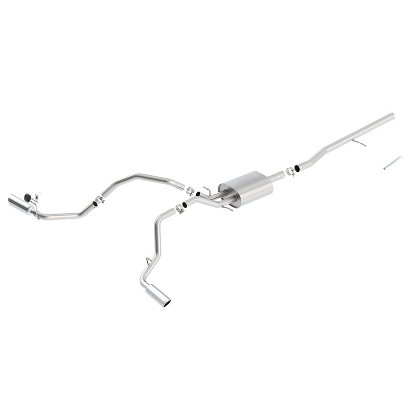 Borla | Cat-Back Exhaust ATAK - Silverado / Sierra 1500 2014-2018 ( LD 2019 ) BORLA Cat-Back Exhausts