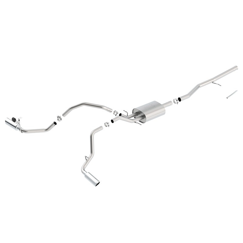 Borla | Cat-Back Exhaust ATAK - Silverado / Sierra 1500 2014-2018 ( LD 2019 ) BORLA Cat-Back Exhausts
