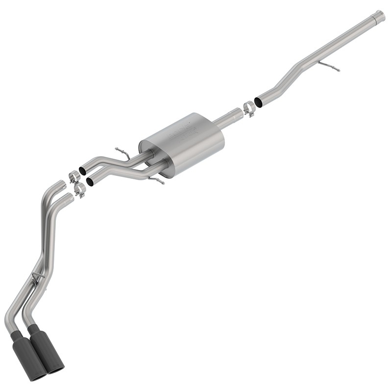 Borla | Cat-Back Exhaust ATAK - Silverado / Sierra 1500 2014-2018 ( LD 2019 ) BORLA Cat-Back Exhausts
