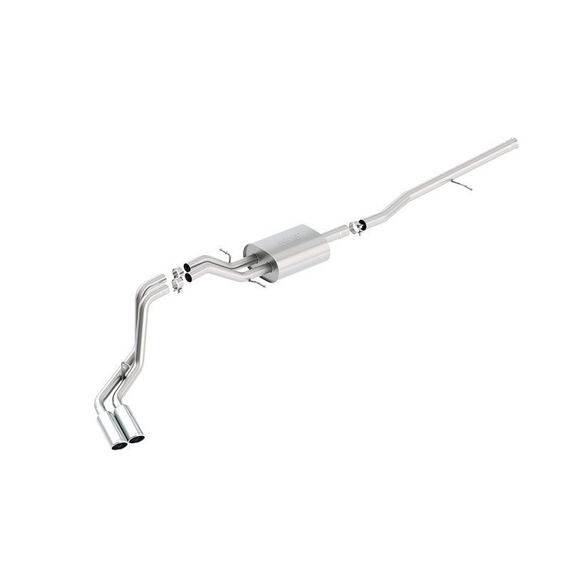 Borla | Cat-Back Exhaust S-Type - Silverado / Sierra 1500 2014-2018 ( LD 2019 ) BORLA Cat-Back Exhausts