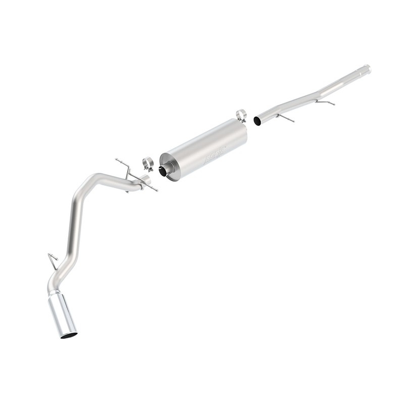 Borla | Cat-Back Exhaust Touring - Silverado / Sierra 1500 - 2009-2013 BORLA Cat-Back Exhausts
