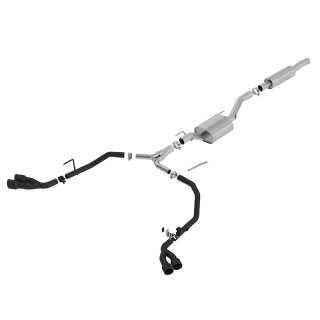 Borla | Cat-Back Exhaust S-Type - Jeep Gladiator V6 3.6L - Gladiator 3.6L 2020-2023 BORLA Cat-Back Exhausts