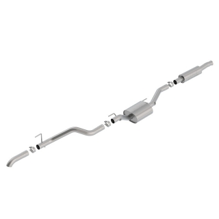 Borla | Cat-Back Exhaust S-Type - Jeep Gladiator V6 3.6L - Gladiator 3.6L 2020-2023 BORLA Cat-Back Exhausts