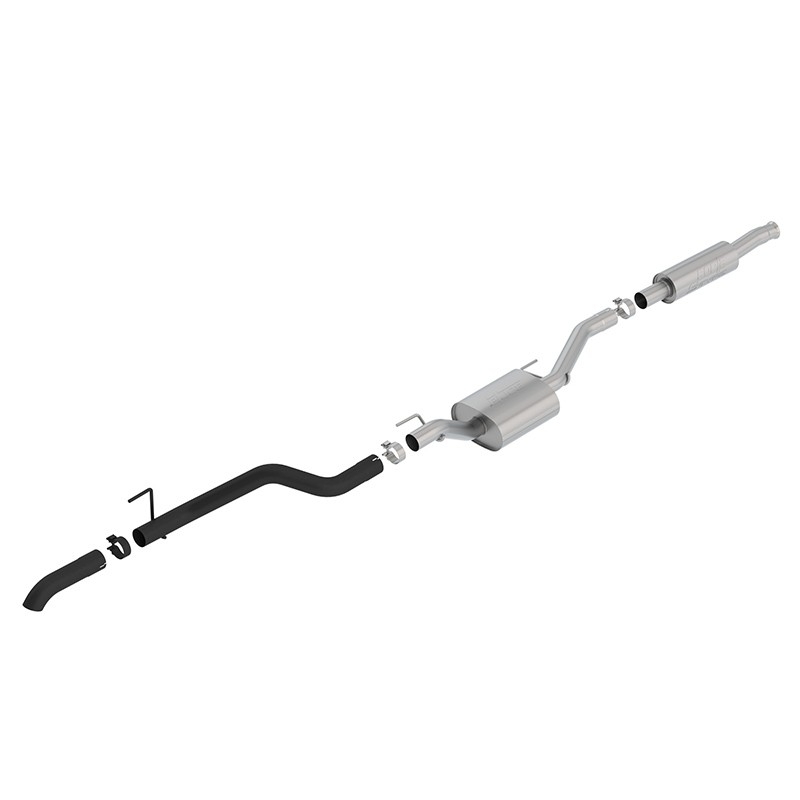 Borla | Cat-Back Exhaust S-Type - Jeep Gladiator V6 3.6L - 2020 BORLA Cat-Back Exhausts