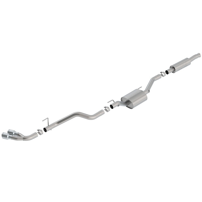 Borla | Cat-Back Exhaust S-Type - Jeep Gladiator V6 3.6L - 2020 BORLA Cat-Back Exhausts