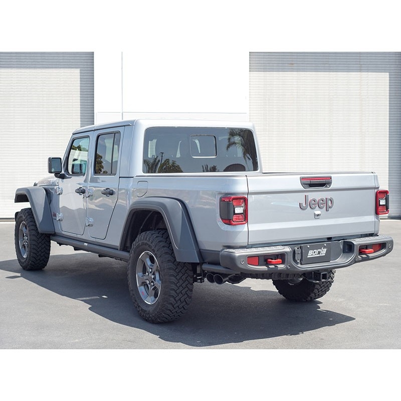 Borla | Cat-Back Exhaust S-Type - Jeep Gladiator V6 3.6L - 2020 BORLA Cat-Back Exhausts