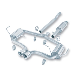 Borla | Cat-Back Exhaust S-Type - Mini Cooper S supercharged 1.6L - 2004-2008 BORLA Cat-Back Exhausts