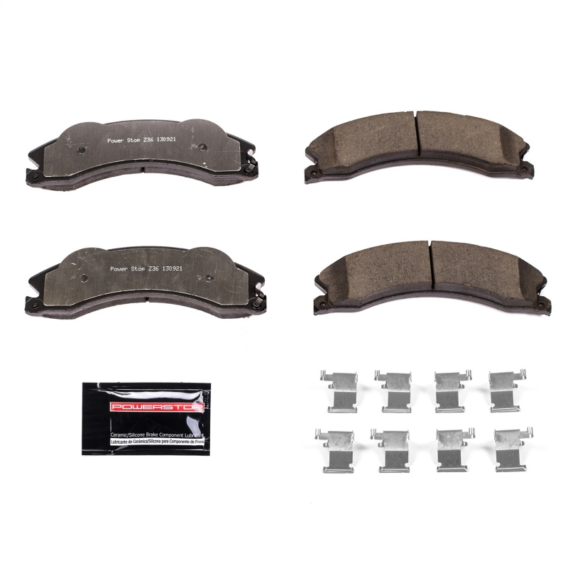 PowerStop | Z36 Extreme Severe Duty Disc Brake Pad - Silverado / Sierra 2500 HD / 3500 HD / 6.0L / 6.6L 2011-2019 PowerStop B...