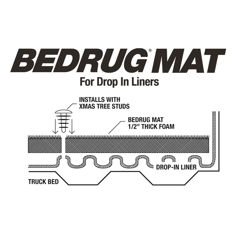 BEDRUG | Truck Bed Mat - Silverado 1500 / Sierra 1500 2007-2018 BEDRUG Accessoires de boite