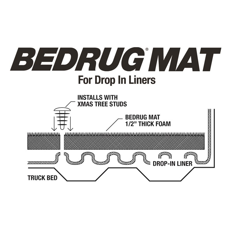 BEDRUG | Truck Bed Mat - Frontier 2.5L / 3.8L / 4.0L 2008-2021 BEDRUG Accessoires de boite