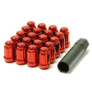 Muteki | Lug Nuts - Closed End ROUGE - 12x1.50 Muteki Noix de roues & Barrures