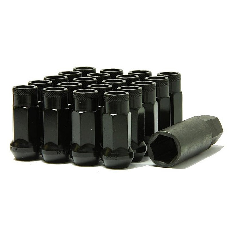 Muteki | Lug Nuts - SR48 - Open End BLACK - 12x1.50 Muteki Lug Nuts & Locks