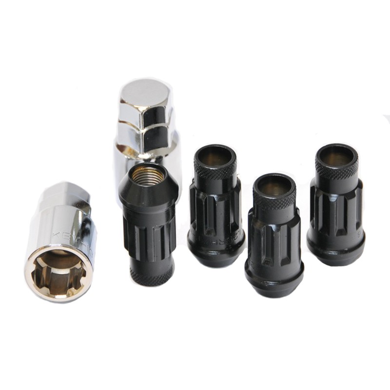 Muteki | Open End LOCK BLACK - (12x1.50) ( 4 Lugs Only ) Muteki Lug Nuts & Locks