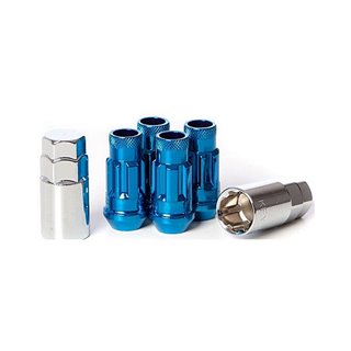 Muteki | Open End LOCK BLUE - (12x1.50) ( 4 Lugs Only ) Muteki Lug Nuts & Locks