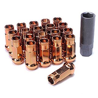 Muteki | Lug Nuts - SR48 - Open End ORANGE - 12x1.50 Muteki Lug Nuts & Locks