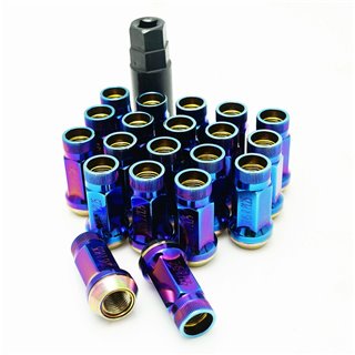 Muteki | Lug Nuts - SR45R - Open End BURNED BLUE - 12x1.50 Muteki Lug Nuts & Locks