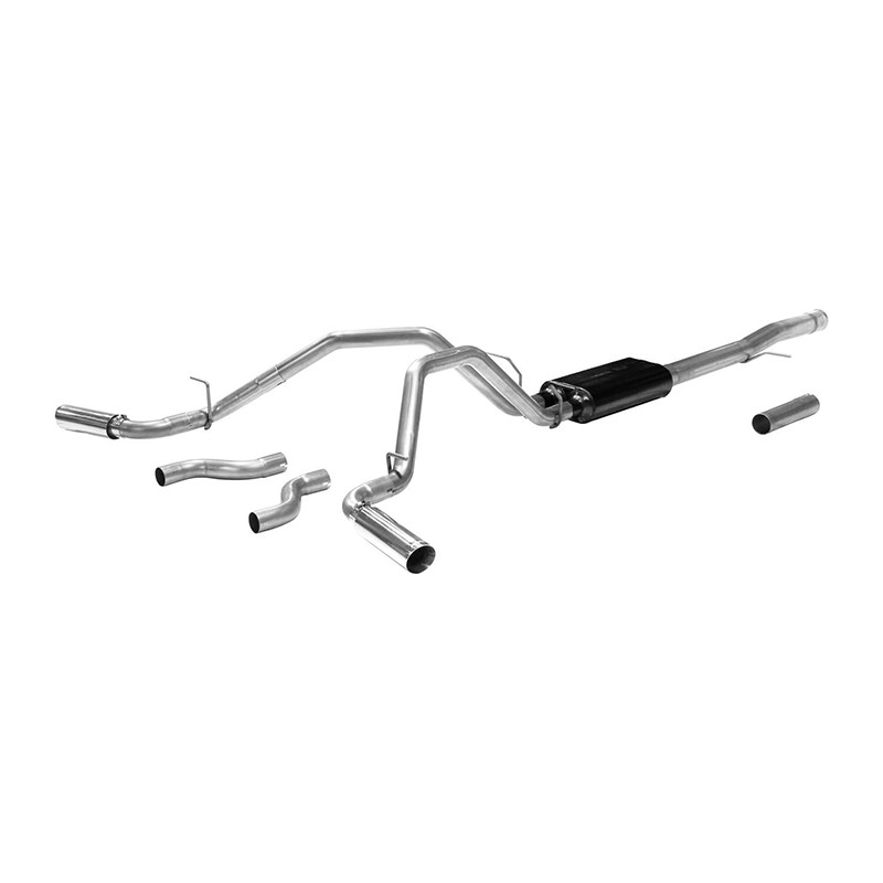 Flowmaster | American Thunder Cat-Back Exhaust System - Silverado / Sierra 1500 6.2L 2011-2018 Flowmaster Cat-Back Exhausts