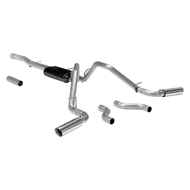 Flowmaster | American Thunder Cat-Back Exhaust System - Silverado / Sierra 1500 6.2L 2011-2018 Flowmaster Cat-Back Exhausts