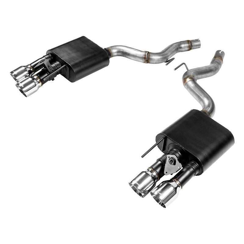 Flowmaster | American Thunder Axle-Back Exhaust System - Mustang GT / Bullitt w/ exhaust valves Flowmaster Axle-Back Exhausts