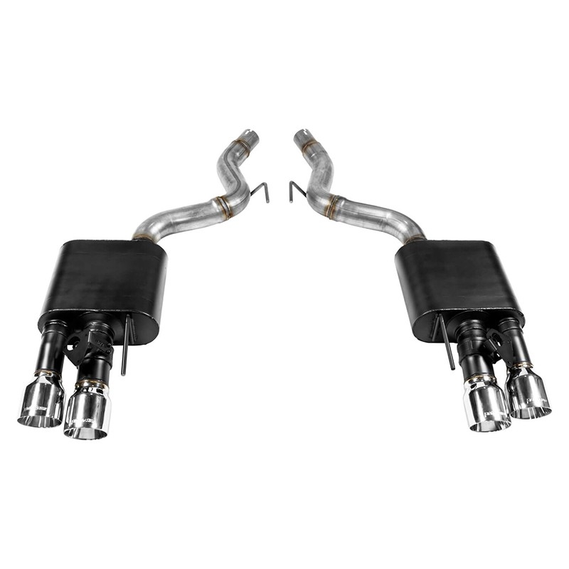 Flowmaster | American Thunder Axle-Back Exhaust System - Mustang GT / Bullitt w/ exhaust valves Flowmaster Axle-Back Exhausts